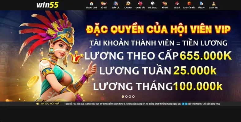 Các đặc quyền VIP hấp dẫn tại nhà cái